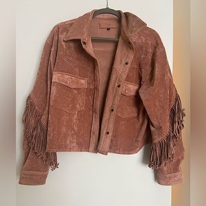 Free people fringe jacket